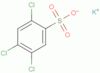 Benzenesulfonic acid, 2,4,5-trichloro-, potassium salt (1:1)