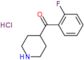 (2-fluorophenyl)(piperidin-4-yl)methanone hydrochloride