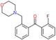 (2-fluorophenyl)-[2-(morpholinomethyl)phenyl]methanone