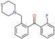 (2-fluorophenyl)-[2-(thiomorpholinomethyl)phenyl]methanone