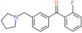 (2-fluorophenyl)-[3-(pyrrolidin-1-ylmethyl)phenyl]methanone