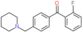 (2-fluorophenyl)-[4-(1-piperidylmethyl)phenyl]methanone