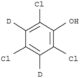 Phen-3,5-d2-ol,2,4,6-trichloro- (9CI)