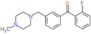 (2-fluorophenyl)-[3-[(4-methylpiperazin-1-yl)methyl]phenyl]methanone