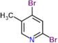 2,4-dibromo-5-methyl-pyridine