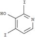 3-Pyridinol,2,4-diiodo-