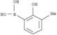 Boronic acid,(2-hydroxy-3-methylphenyl)- (9CI)