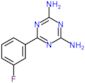 6-(3-fluorophenyl)-1,3,5-triazine-2,4-diamine