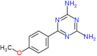 6-(4-methoxyphenyl)-1,3,5-triazine-2,4-diamine