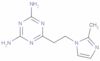 6-[2-(2-methyl-1H-imidazol-1-yl)ethyl]-1,3,5-triazine-2,4-diamine