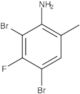 2,4-Dibromo-3-fluoro-6-methylbenzenamine