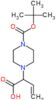 4-[(1,1-Dimethylethoxy)carbonyl]-α-ethenyl-1-piperazineacetic acid