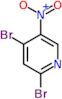 2,4-dibromo-5-nitropyridine