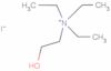 Ethanaminium, N,N,N-triethyl-2-hydroxy-, iodide (1:1)