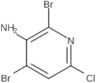 2,4-Dibromo-6-chloro-3-pyridinamine