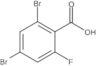 2,4-Dibromo-6-fluorobenzoic acid