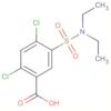 Benzoic acid, 2,4-dichloro-5-[(diethylamino)sulfonyl]-