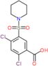 2,4-dichloro-5-(piperidin-1-ylsulfonyl)benzoic acid