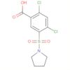 Benzoic acid, 2,4-dichloro-5-(1-pyrrolidinylsulfonyl)-