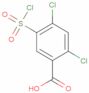 2,4-Dichloro-5-(chlorosulfonyl)benzoic acid