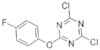 2,4-DICHLORO-6-(4-FLUOROPHENOXY)-1,3,5-TRIAZINE