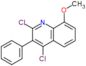 2,4-dichloro-8-methoxy-3-phenylquinoline