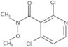 2,4-Dichloro-N-methoxy-N-methyl-3-pyridinecarboxamide