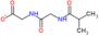 {[N-(2-methylpropanoyl)glycyl]amino}acetate