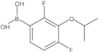 Acide boronique B-[2,4-difluoro-3-(1-méthyléthoxy)phényl]