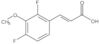 3-(2,4-Difluoro-3-methoxyphenyl)-2-propenoic acid