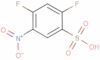 2,4-difluoro-5-nitrobenzene sulfonic acid