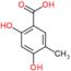 2,4-dihydroxy-5-methylbenzoic acid