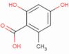 2,4-dihydroxy-6-methylbenzoic acid