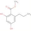 Benzoic acid, 2,4-dihydroxy-6-propyl-, methyl ester