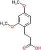 3-(2,4-dimethoxyphenyl)propanoic acid