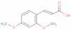 (2E)-3-(2,4-Dimethoxyphenyl)-2-propenoic acid