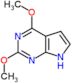 2,4-Dimethoxy-7H-pyrrolo[2,3-d]pyrimidine