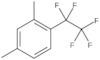 2,4-Dimethyl-1-(1,1,2,2,2-pentafluoroethyl)benzene
