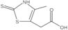 2-Mercapto-4-methyl-5-thiazoleacetic acid