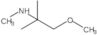 1-Methoxy-N,2-dimethyl-2-propanamine