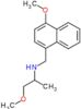 1-methoxy-N-[(4-methoxynaphthalen-1-yl)methyl]propan-2-amine