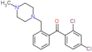 (2,4-dichlorophenyl)-[2-[(4-methylpiperazin-1-yl)methyl]phenyl]methanone