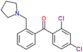 (2,4-dichlorophenyl)-[2-(pyrrolidin-1-ylmethyl)phenyl]methanone