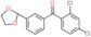 (2,4-dichlorophenyl)-[3-(1,3-dioxolan-2-yl)phenyl]methanone