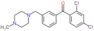 (2,4-dichlorophenyl)-[3-[(4-methylpiperazin-1-yl)methyl]phenyl]methanone