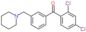 (2,4-dichlorophenyl)-[3-(1-piperidylmethyl)phenyl]methanone