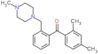 (2,4-dimethylphenyl)-[2-[(4-methylpiperazin-1-yl)methyl]phenyl]methanone