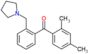 Methanone, (2,4-dimethylphenyl)[2-(1-pyrrolidinylmethyl)phenyl]-