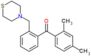 (2,4-dimethylphenyl)-[2-(thiomorpholinomethyl)phenyl]methanone