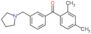 (2,4-dimethylphenyl)-[3-(pyrrolidin-1-ylmethyl)phenyl]methanone